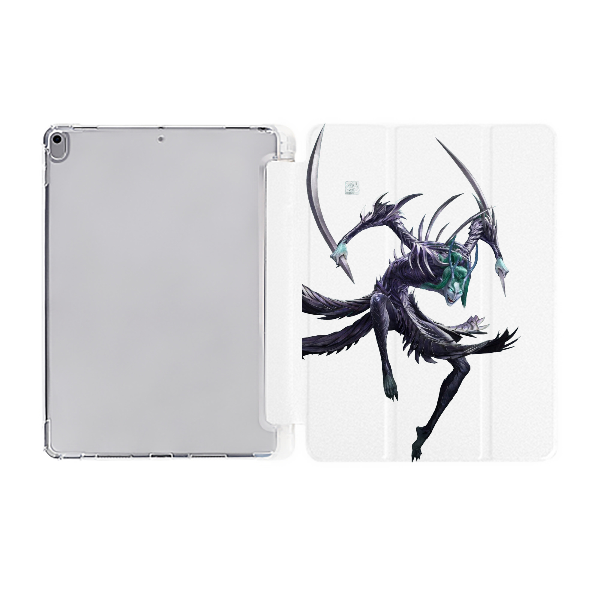 （画像用） Ne Zha 2 ナタ 魔童の大暴れ IPad ケース ペン収納付き 三つ折りスタンド PUレザー×シリコン 対応機種9.5/10.5/10.9インチ